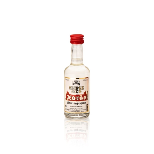 O Triple Seco Xarão é um licor cítrico, incolor e cristalino, com aromas de flor de laranjeira e sabores de laranja amarga e caramelizada